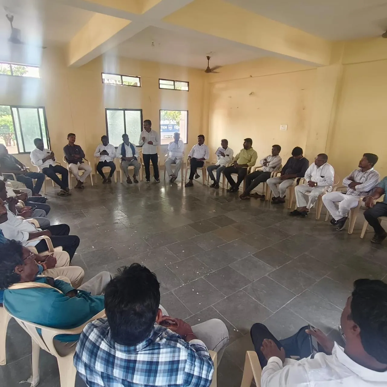 కోహెడ గ్రామ పంచాయతీ కార్యాలయంలో సమావేశం